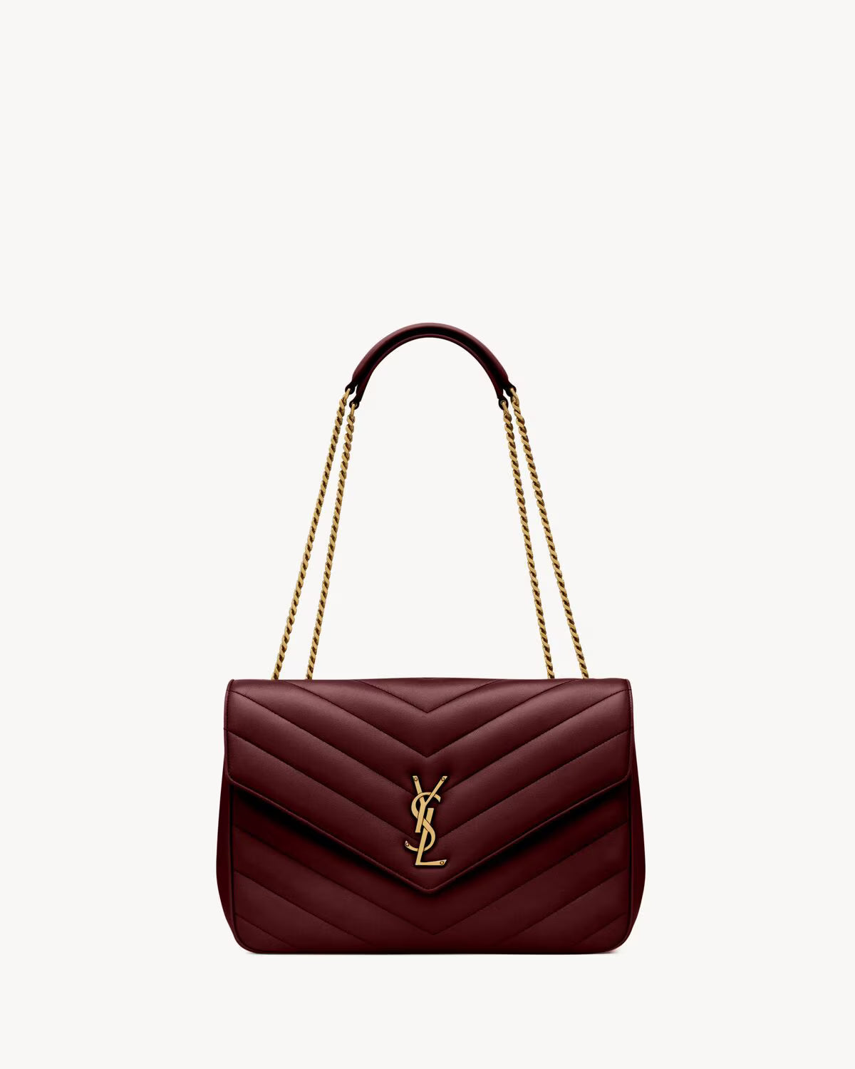 YSL LOULOU LARGE IN MATELASSÉ LAMBSKIN