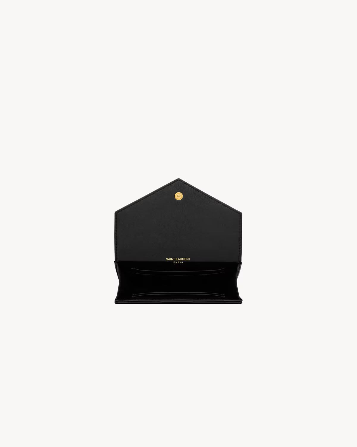 YSL CASSANDRE MATELASSÉ SMALL ENVELOPE WALLET IN LAMBSKIN