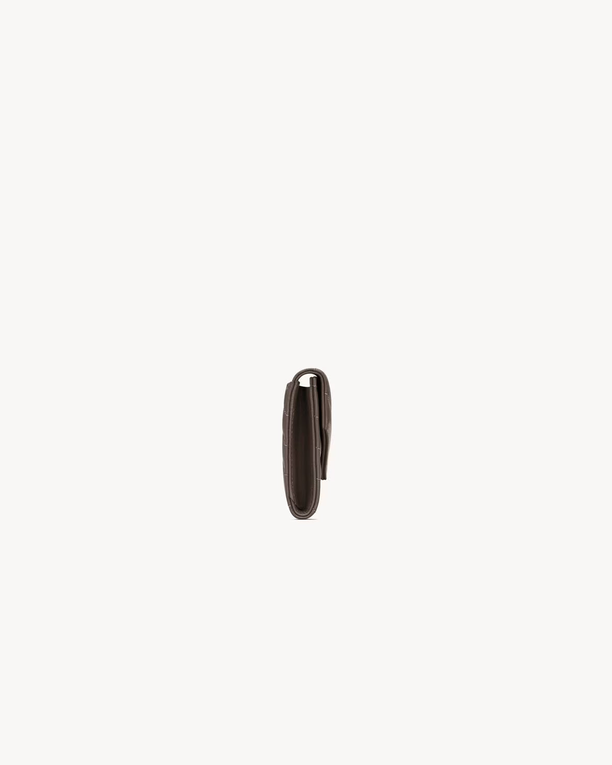 YSL CASSANDRE MATELASSÉ SMALL ENVELOPE WALLET IN LAMBSKIN