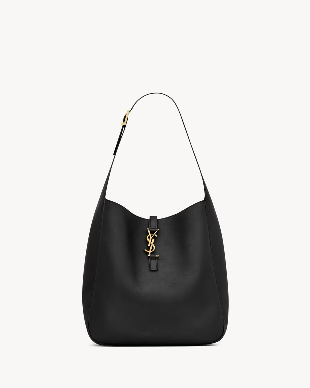 YSL LE 5 À 7 SUPPLE LARGE IN GRAINED LEATHER