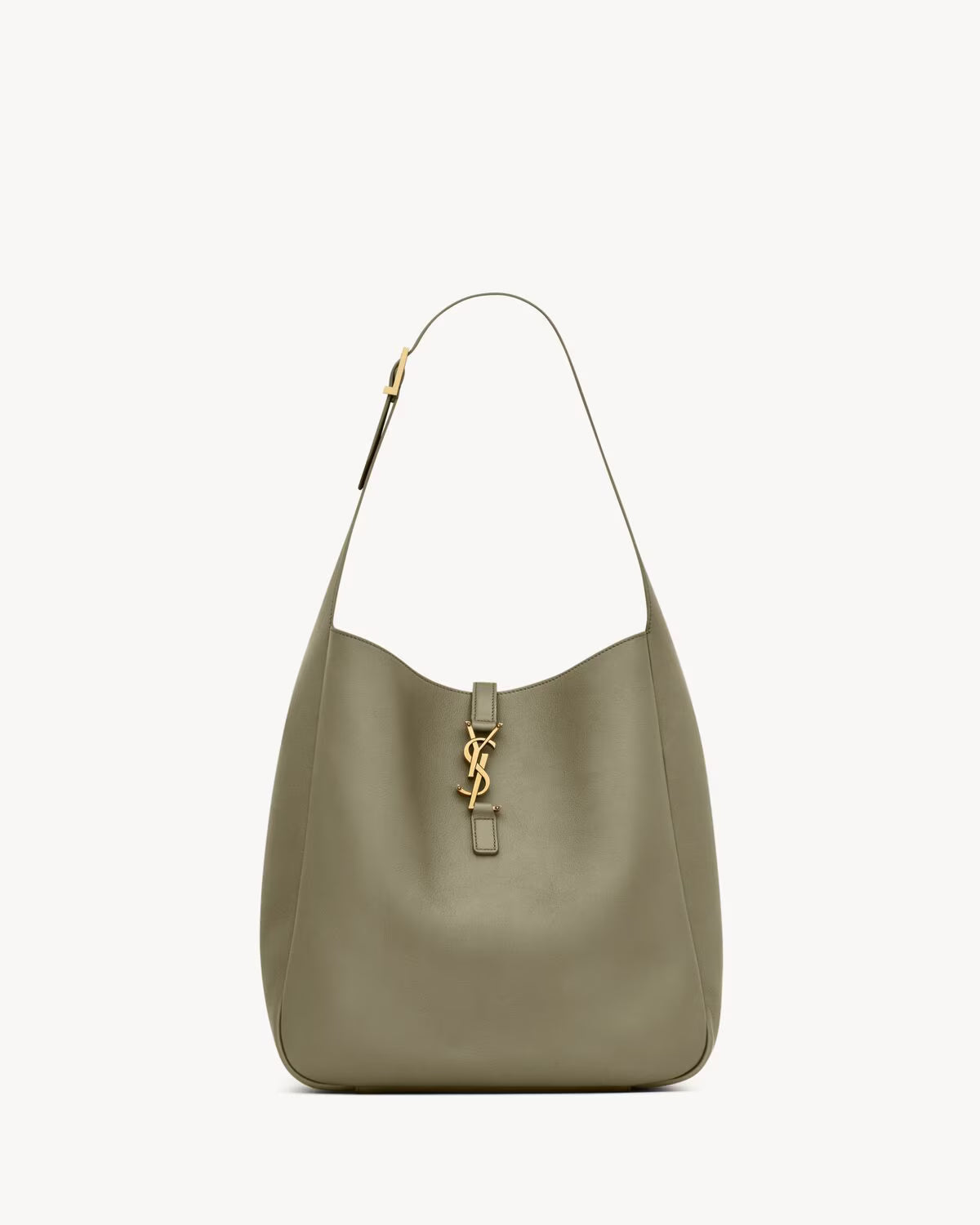 YSL LE 5 À 7 SUPPLE LARGE IN GRAINED LEATHER