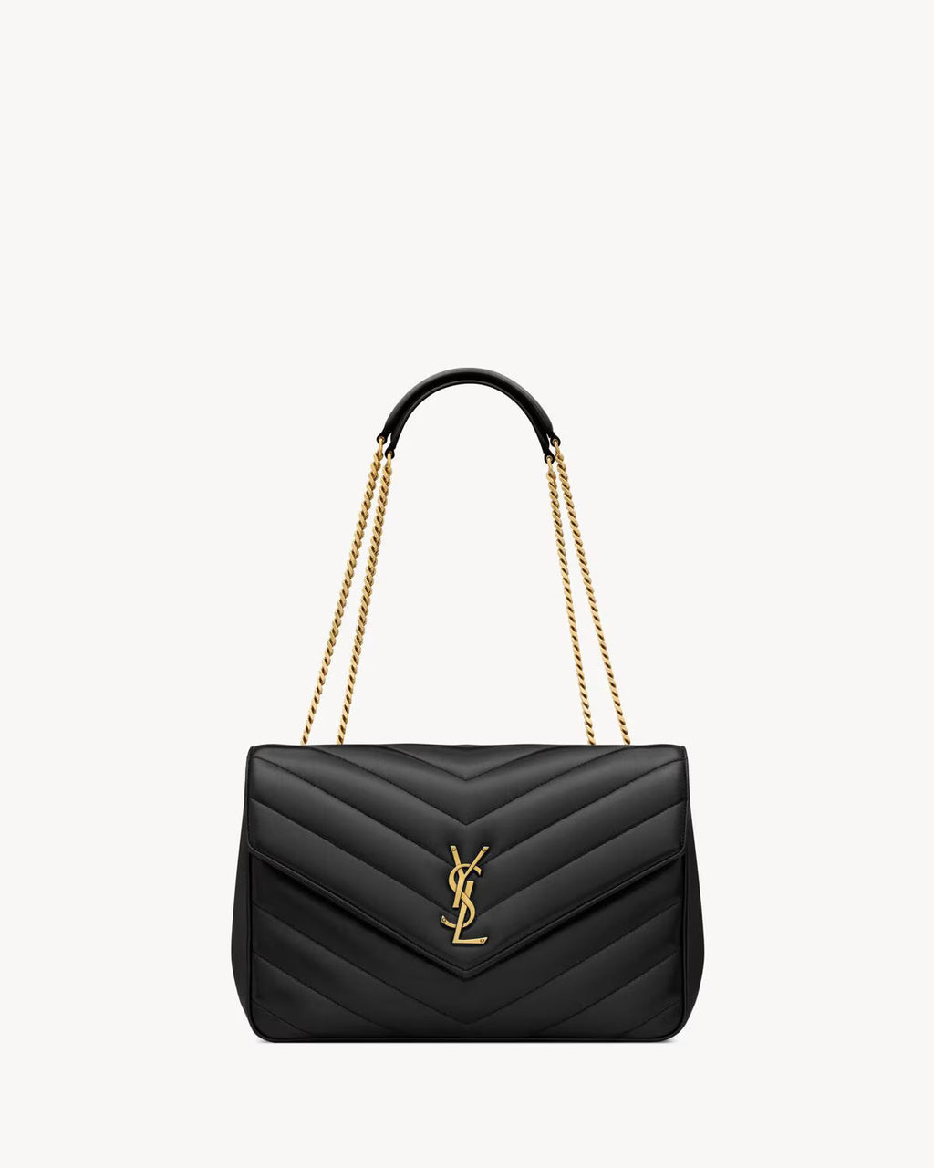 YSL LOULOU LARGE IN MATELASSÉ LAMBSKIN