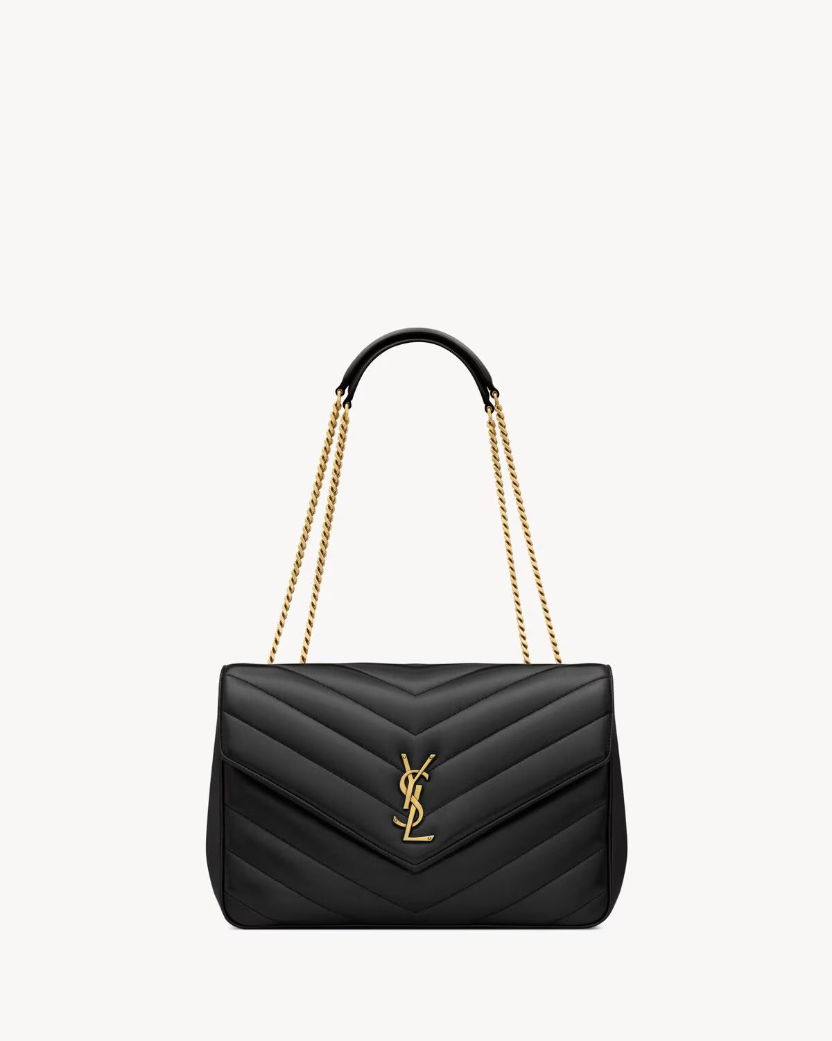 YSL LOULOU LARGE IN MATELASSÉ LAMBSKIN