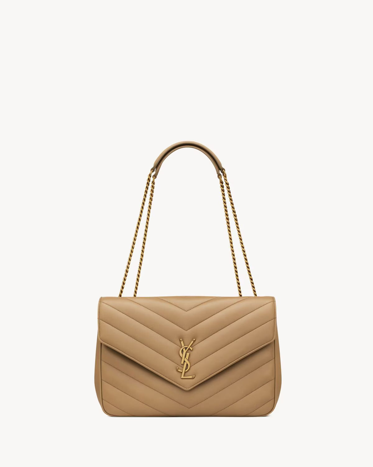 YSL LOULOU LARGE IN MATELASSÉ LAMBSKIN